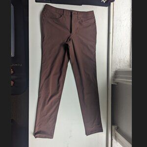 Lululemon ABC Slim Warpstreme 29W x 32L Brown Earth